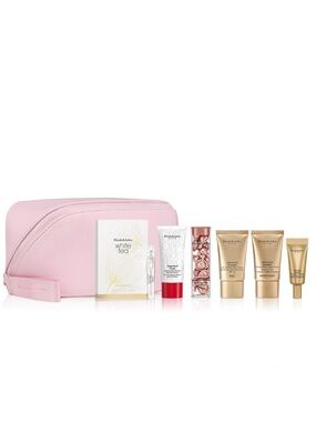 Elizabeth Arden Skincare Gift Set with Pink Pouch